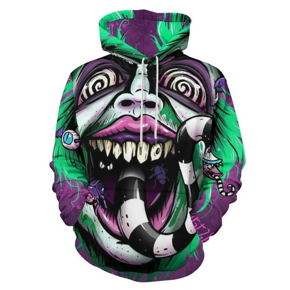 Beetlejuice Sweatshirts Casual Pullover Hoodie Jacket Unisex Hooded Activewear 3D Printed Long Sleeve Sweater with Pocket 5XL