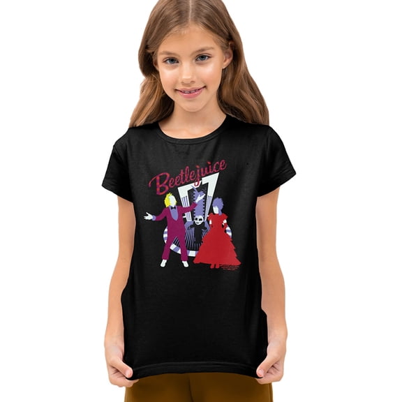 Beetlejuice The Vows Kids T Shirt (Large) for Youth Toddler Boys and Girls, Black