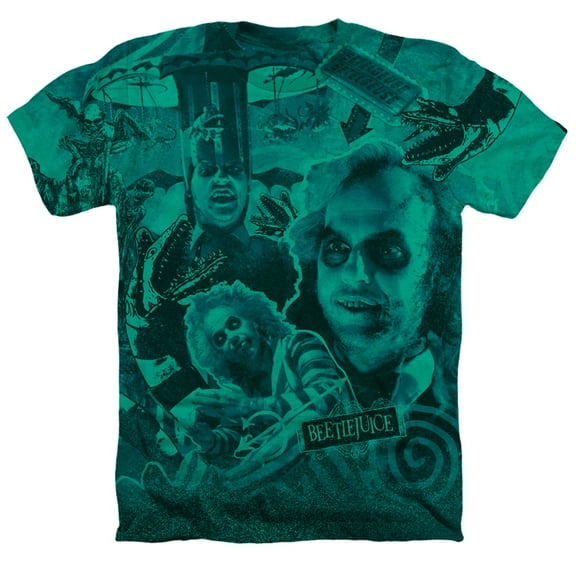 Beetlejuice - Three Times The Charm - Heather Short Sleeve Shirt - X-Large