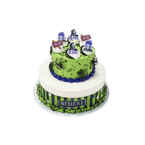 Beetlejuice Two Tier Cake