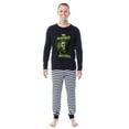 thumbnail image 1 of Beetlejuice Unisex Nightmare Material Striped Pajama Set For Adults, 1 of 6
