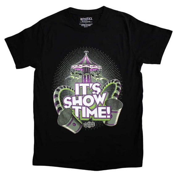 Beetlejuice Unisex T-Shirt: It's Showtime Carousel (Small)