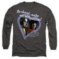 thumbnail image 1 of Beetlejuice Valentine Make My Millennium Unisex Adult Long-Sleeve T Shirt, Charcoal, Medium, 1 of 3