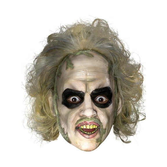 Beetlejuice Vinyl Mask with Hair