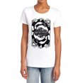 thumbnail image 1 of Beetlejuice We Got Worms Women's T Shirt, White, Large, 1 of 6