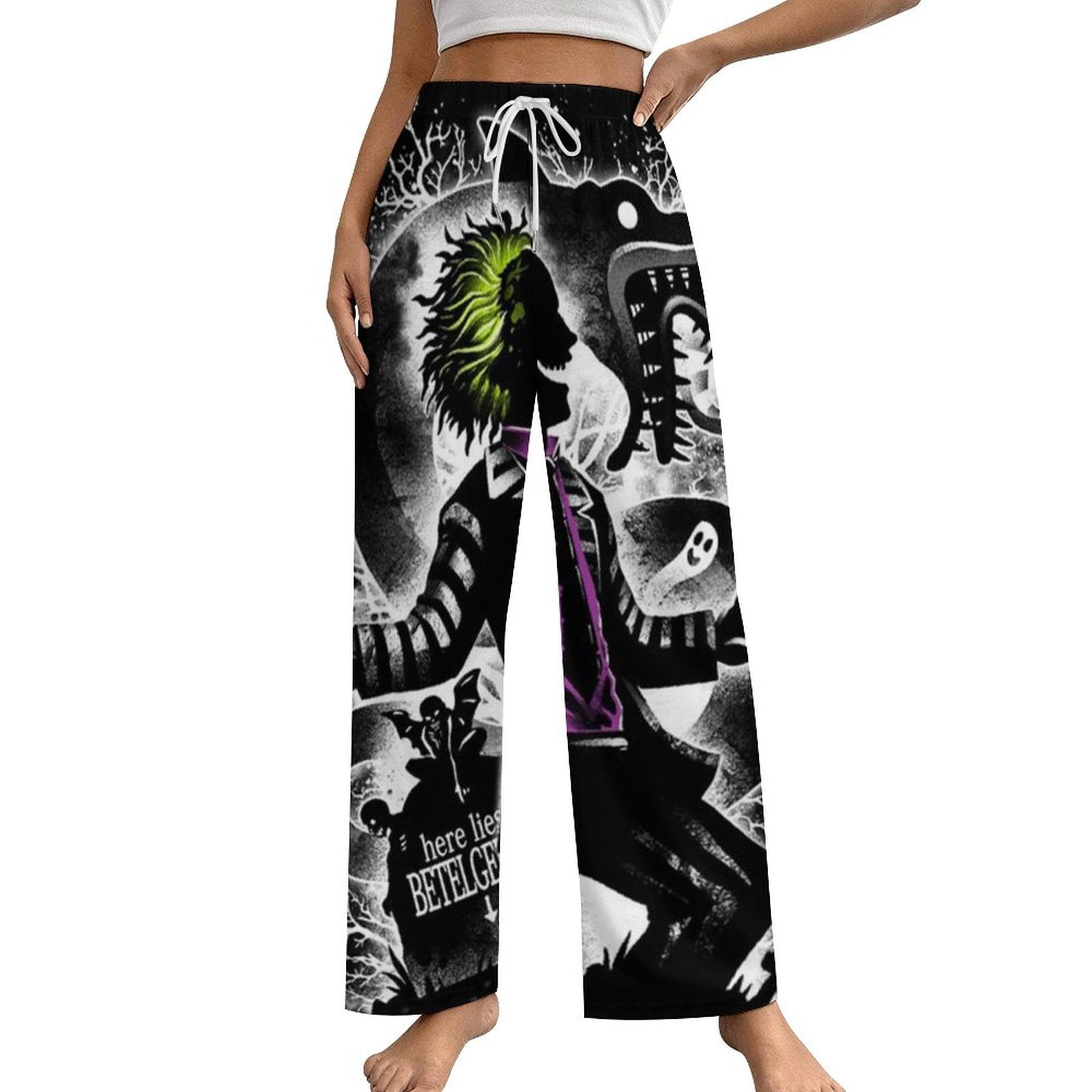 Beetlejuice Women's Comfy Pajama Lounge Pants Casual Loose Bottoms