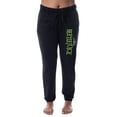 thumbnail image 1 of Beetlejuice Women's Show Movie Logo Sleep Jogger Pajama Pants, 1 of 5