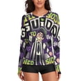 thumbnail image 1 of Beetlejuice Women's Sunscreen Shirt Long Sleeve Workout Tops Crewneck Soft Comfy Tees Casual T-Shirt S, 1 of 7