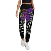 CPFUYMI Beetlejuice Women's Sweatpants Fall Jogger Pants Workout Lounge Comfy Athletic Joggers S