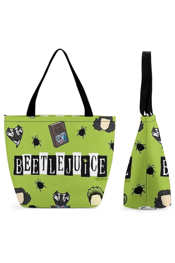 Beetlejuice Women's handbags shopping bags fun gift bags gym travel Halloween gifts One size