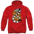 thumbnail image 1 of Beetlejuice Worm Unisex Adult Pull-Over Hoodie,Red, X-Large, 1 of 6