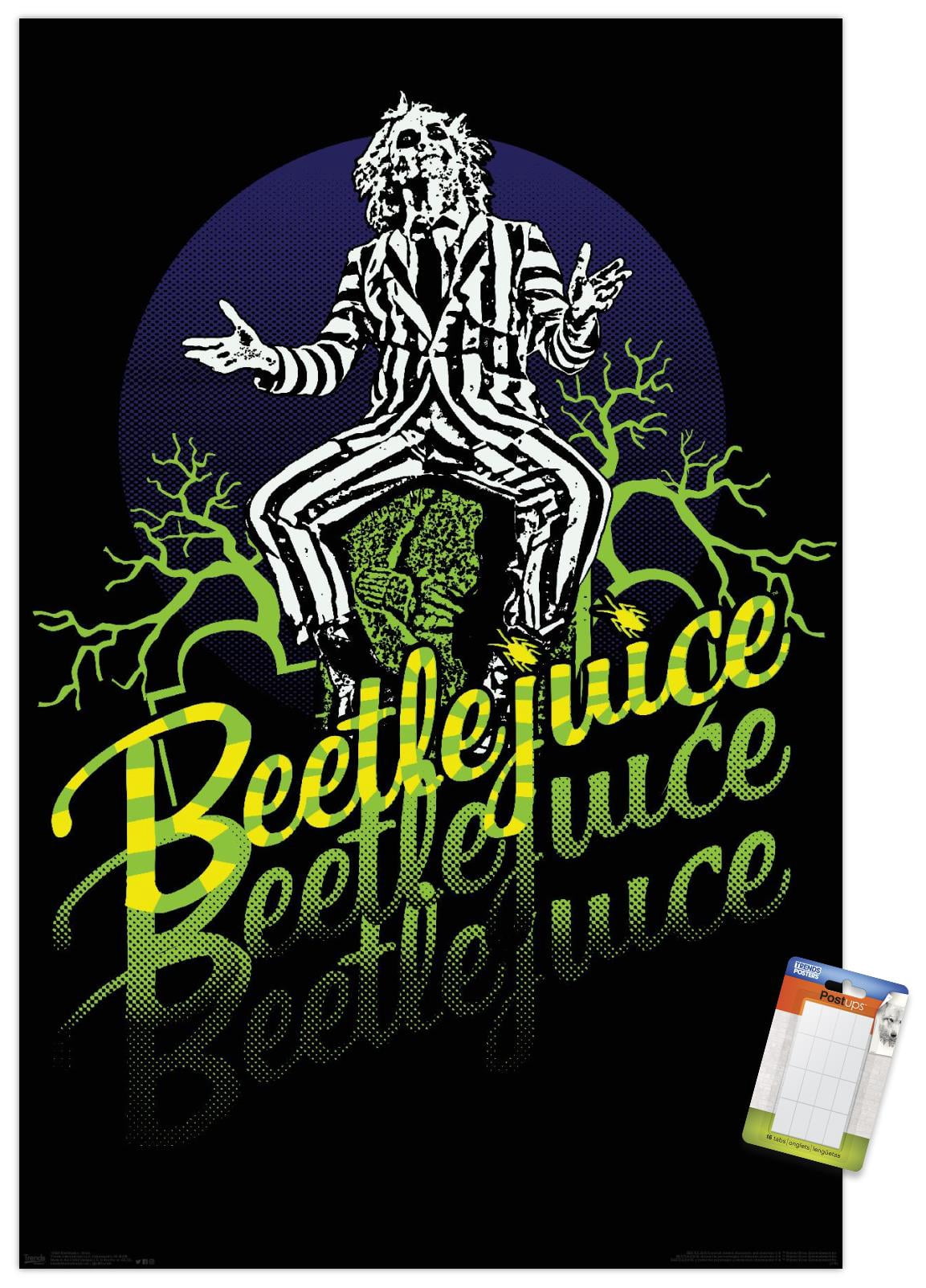 Beetlejuice - Yellow and Green Neon Wall Poster, 22.375" x 34"