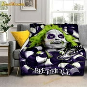 Beetlejuice blanket flannel sofa nap air conditioning blanket gift blanket