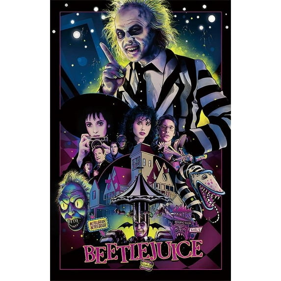 Beetlejuice movie Posters for room aesthetic For Bedroom Decoration Unframed 12x18inch(30x45cm)
