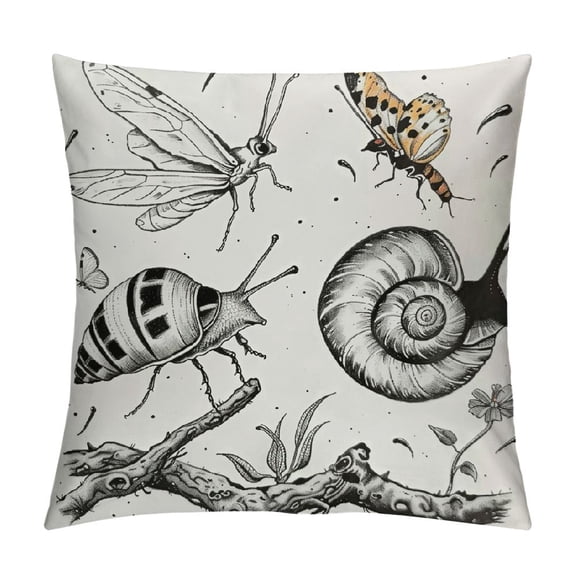 Beetles Bugs Future Entomologists Beetles Ant Bugs Lover Bees Moth Insect Throw Pillow Multicolor