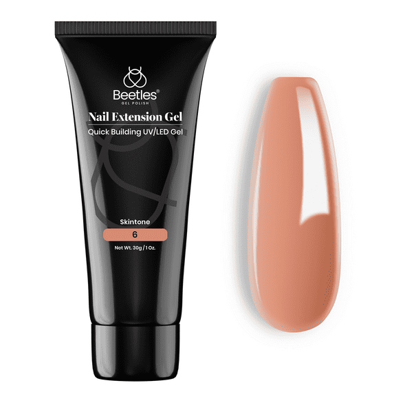 Beetles Gel Polish Poly Extension Gel for Nail, 30g Skintone Gel Nail Gel Trendy Nail Art Design Nail Extension Gel Salon Nail Easy DIY at Home