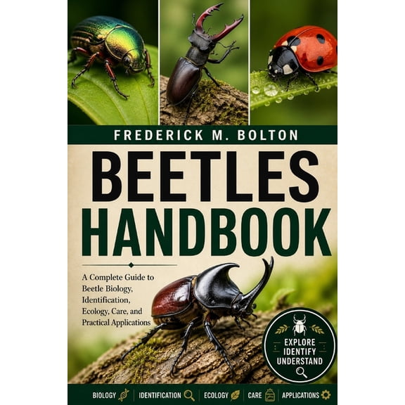 Beetles Handbook: A Complete Guide to Beetle Biology, Identification, Ecology, Care, and Practical Applications, (Paperback)