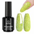 thumbnail image 1 of Beetles Lime Green Glitter Gel Nail Polish, 15ML Sparkly Gel Polish, 1 of 7