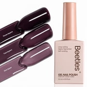 Beetles Fig Jelly Deep Purple Translucent UV Gel Nail Polish, 15 mL