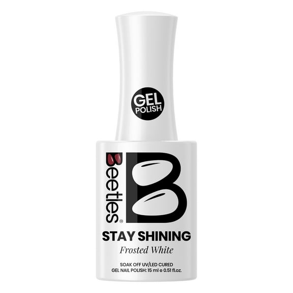 Beetles Stay Shining Collection Salon-Quality Gel Polish- 0.51 fl oz - Frosted White