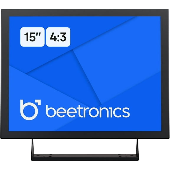 Beetronics 15" Industrial-Grade IPS Monitor 15VG7M, Full HD, 4:3, Digital Signage and Computer Display