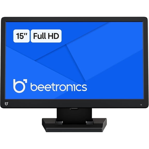 Beetronics 15" Professional-Grade IPS Monitor 15HD7, Full HD, Digital Signage and Computer Display