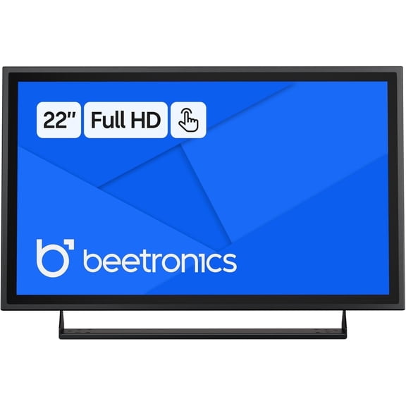 Beetronics 22 inch Touchscreen Monitor 22TS7M, Industrial-Grade, 10-Point Multi-Touch, Professional Display, Full HD 1080p, HDMI DisplayPort USB-C VGA Inputs, Compatible with Windows PC, Mac, Linux