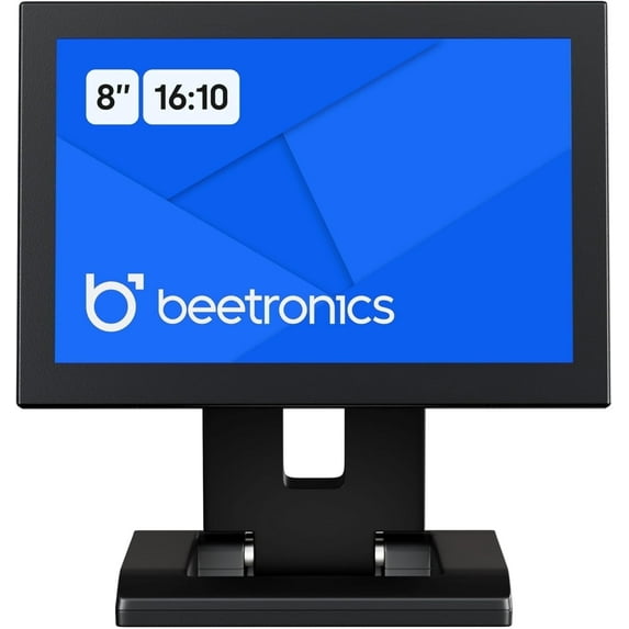Beetronics 8" Industrial-Grade IPS Monitor 8HD7M, Full HD, Digital Signage and Computer Display