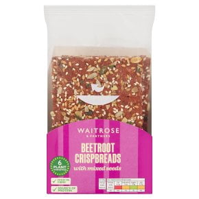 Beetroot crispbreads with mixed seeds 200g (Pack of 2)