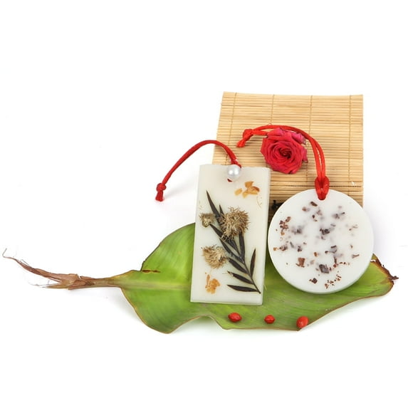 Beetroots Eco-Living Soy Wax Wardrobe Air Freshener Tablets with Lavender & Rose, 2 Count, 2 Pack