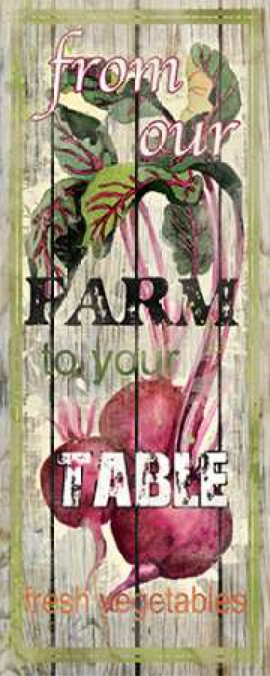 Beets Canvas Art - Carol Robinson (24 x 48)