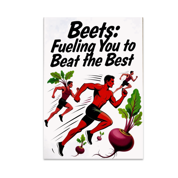 Beets: Fueling You to Beat the Best - Beetroot Enthusiast - 13x19 Poster Print