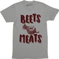 thumbnail image 1 of Beets Not Meat Vegan Vegetarian Healthy Gift Men's T-Shirt, 1 of 4