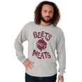 thumbnail image 1 of Beets Not Meats Clean Eating Veggie Long Sleeve TShirt Men Women Brisco Brands M, 1 of 6