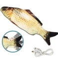 thumbnail image 1 of Beewarm Flopping Fish Cat Toy with Catnip Bag Motion Kitten Toy, Plush Interactive Cat Toys, Fun Toy for Cat Exercise, 1 of 5