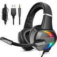 thumbnail image 1 of Beexcellent Gaming Headsets for PS5, PS4, Xbox One, Gaming Headphones with Noise Canceling Microphone Surround Sound & LED RGB Light for PS5 Xbox PC Laptop Mac Nintendo Switch, 1 of 6