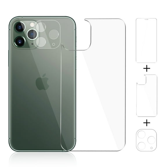 Beeyoka [3 Pack] iPhone 11 Pro Max Screen Protector,Camera Protector,Front and Back Screen Protector Tempered Glass