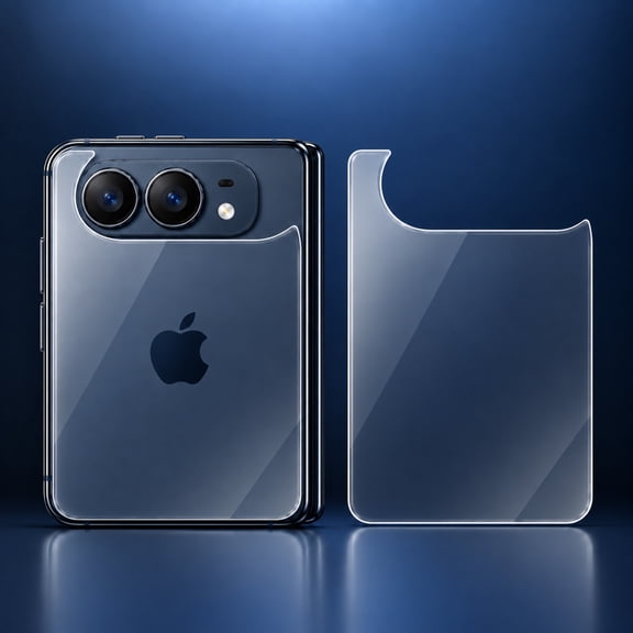 Beeyoka Back Screen Protector for iPhone Duo [2-Pack],iPhone Duo Back Glass Protector Anti-Fingerprint/Scratch Duo Thin Protector for iPhone Duo