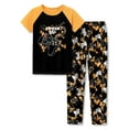 thumbnail image 1 of Beezizac 2-Piece Cozy Pajamas For Big Boys Yellow Gamer Short Sleeves & Pants Cool PJ Set Kid Size 10, 1 of 8