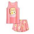 thumbnail image 1 of Beezizac Avocado & Toast Pajamas for Tween Girls Soft Cute 2-Piece Tank Top PJ Set Big Kid Trendy Outfit Size 10, 1 of 8