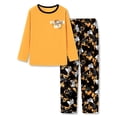 thumbnail image 1 of Beezizac Boys 2‑Piece Crew Neck Long Sleeve Pajama Set, Game Controller Graphic Kids Sleepwear Size 12, 1 of 7