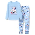 thumbnail image 1 of Beezizac Little Boys Pajamas - Soft Snug-fit PJs Long Sleeves & Pants Sleepwear Set Baseball Toddler Jammies Size 6, 1 of 3
