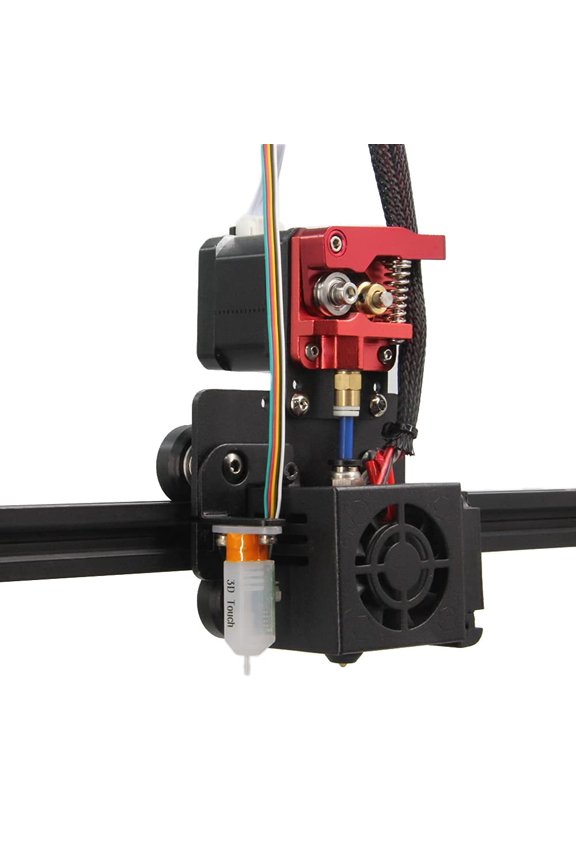 Upgrade Direct Single Gear Extruder Support Kit Easy Print Flexible Filament for Creality Ender 5 /Ender 5 Pro/Ender 5 Plus 3D Printer (Plate +Single Gear)