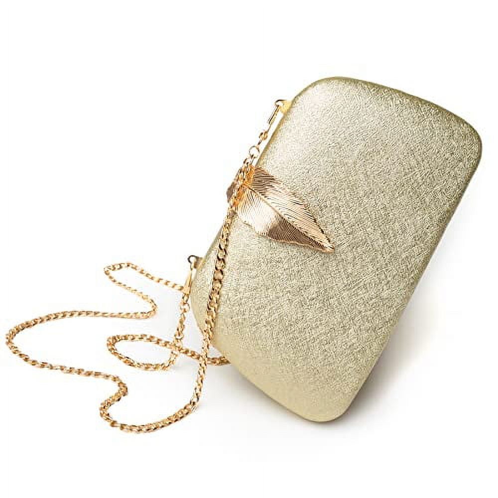 Buy Peora Gold Clutch Purses for Women Handmade Evening Handbags Party  Bridal Clutch (C24G) Online