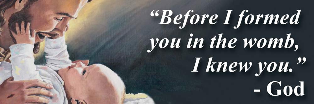 Before I Formed You Pro-Life Bookmark