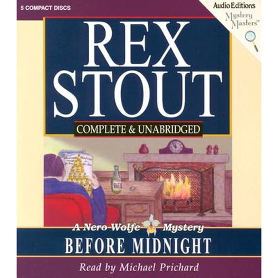 Pre-Owned Before Midnight (Audiobook 9781572704121) by Rex Stout, Michael Prichard