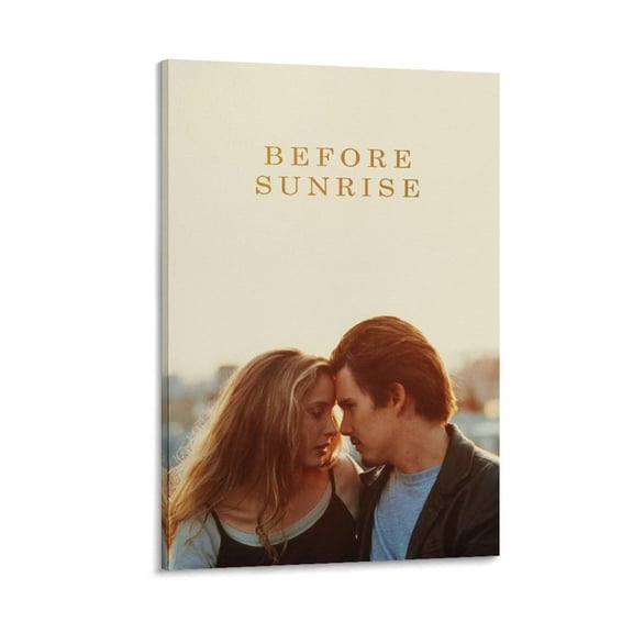Before Sunrise Movie Poster Wall Art Picture Painting Poster Canvas Print Posters Artworks Bedroom Living Room Decor