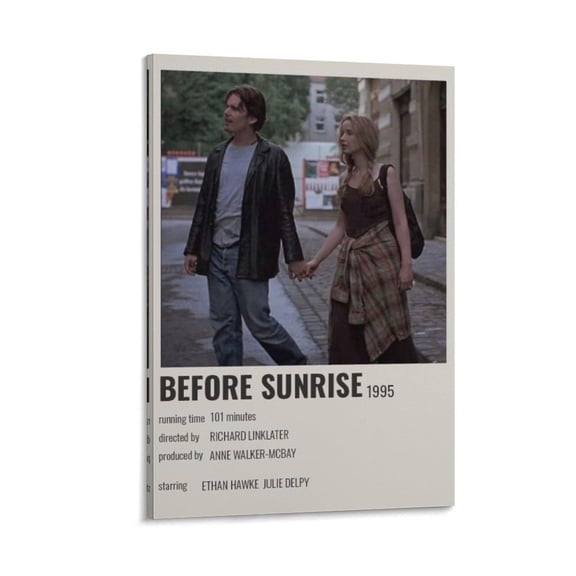 Before Sunrise Movie Poster Wall Art Poster Bedroom Prints Home Decor Hanging Picture Canvas Painting Posters