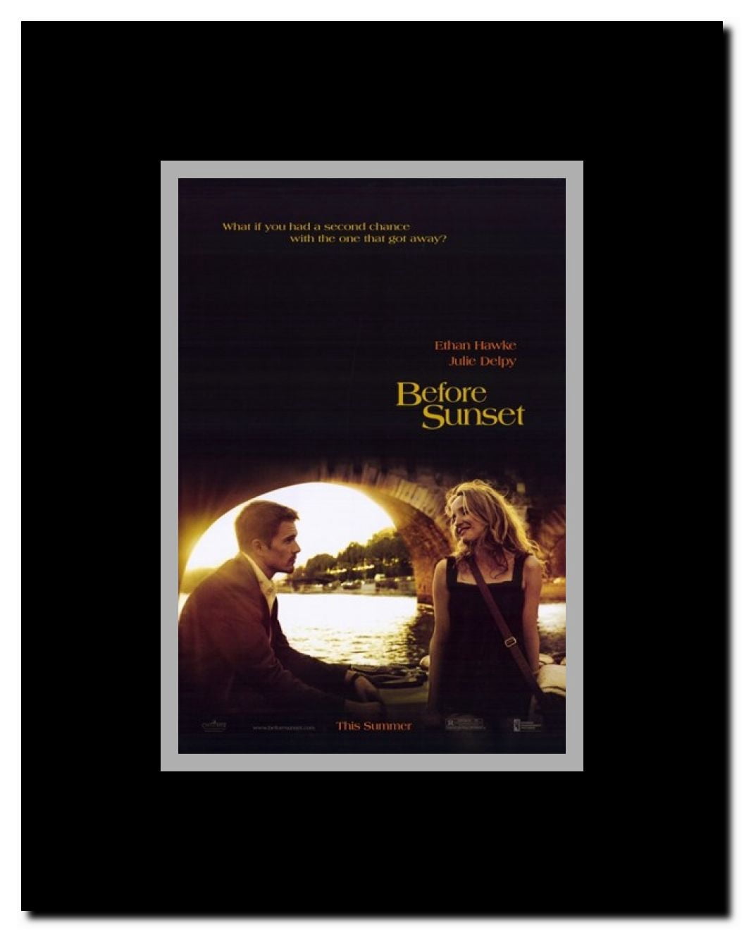 Before Sunset Framed Movie Poster