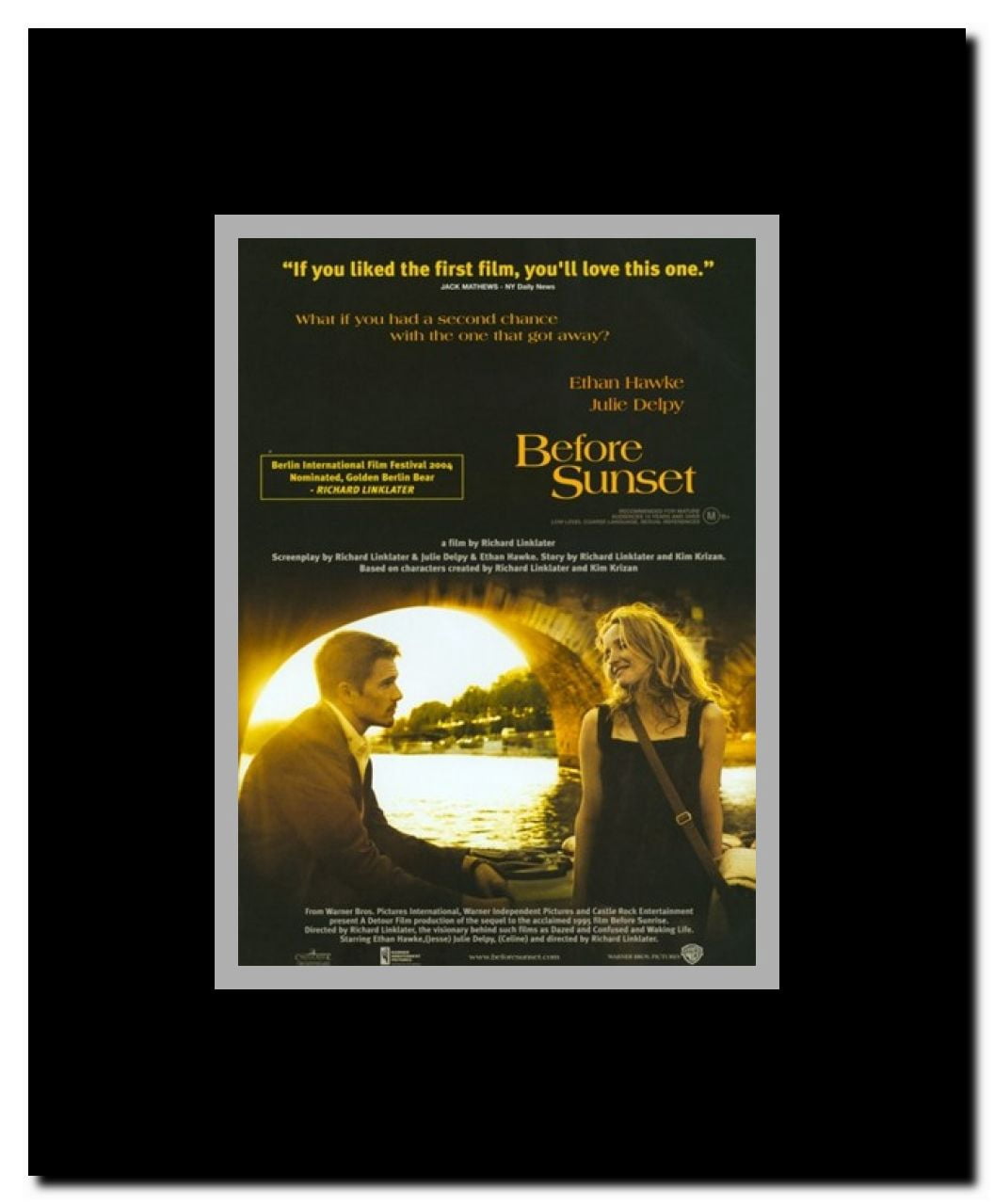 Before Sunset Framed Movie Poster